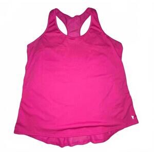 Danskin Now hot pink mesh racer back athletic tank top